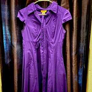 Retro Cap-Sleeve short dress